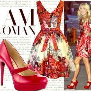 Jessica Simpson Red patent heels