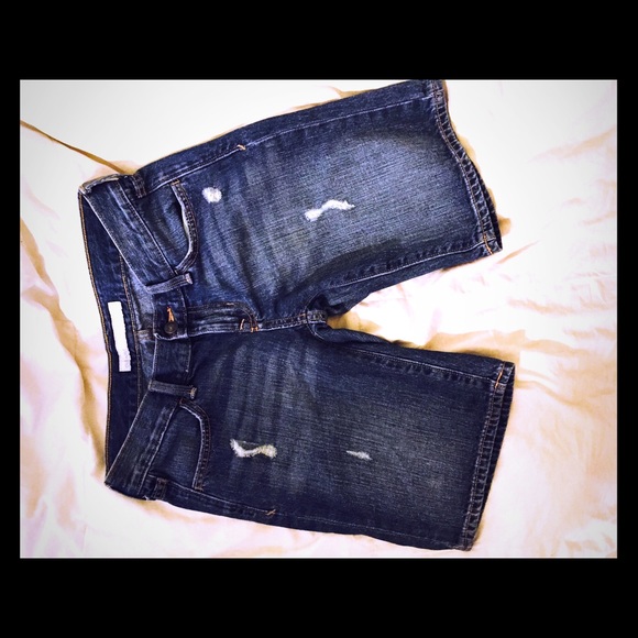 Old Navy distressed Bermuda shorts