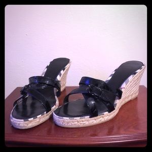 Burberry espadrille wedges. No scratches or scuffs