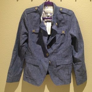 Fall Jacket Jean Blue