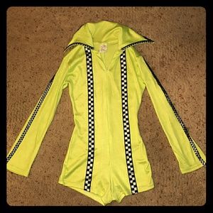 Drag racing flag girl costume