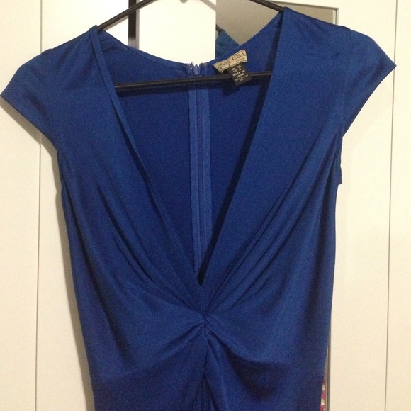 Issa plunge front dress