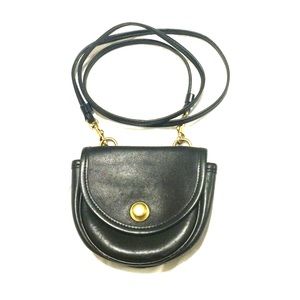 Vintage black Coach mini belt bag