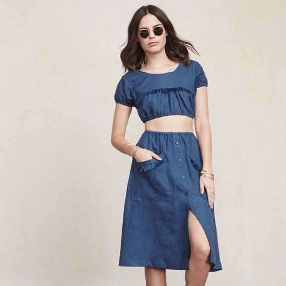 Reformation Jalisco linen two-piece . HP π - Picture 4 of 4