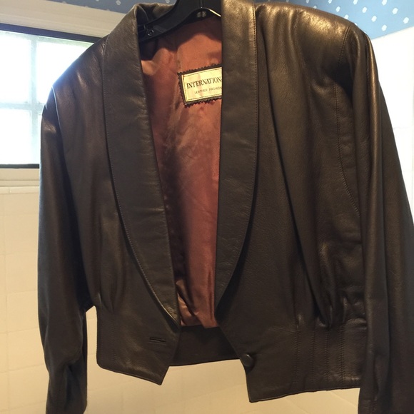 Leather jacket