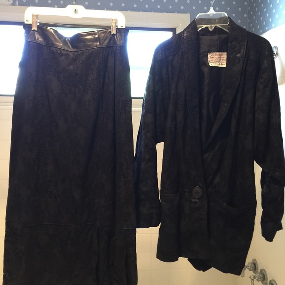 Leather Evening Suit