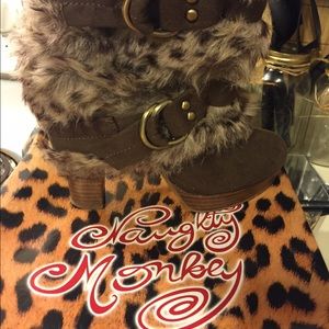 Naughty Monkey fur boots