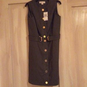 Michael Kors snap front cotton dress