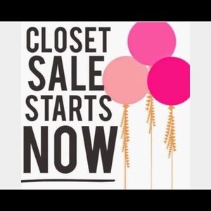 💥🎉NEW MARKDOWNS💥🎉 CLOSET SALE STARTS NOW!!!!