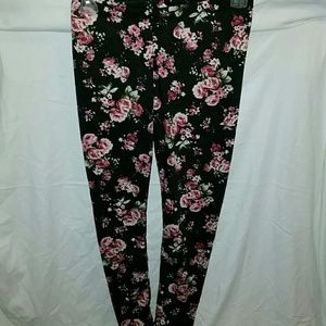 Floral leggings