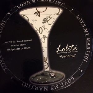 Lolita Wedding Martini Glass New