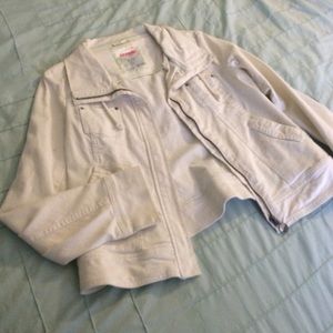 Cream colored light jacket