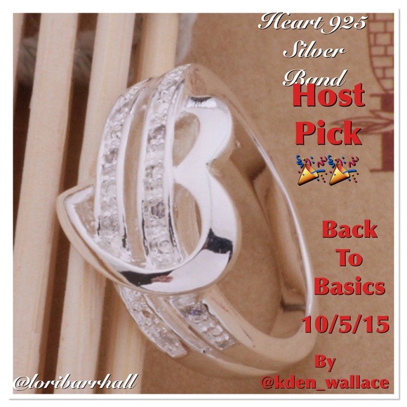 925 Silver Heart Ring
