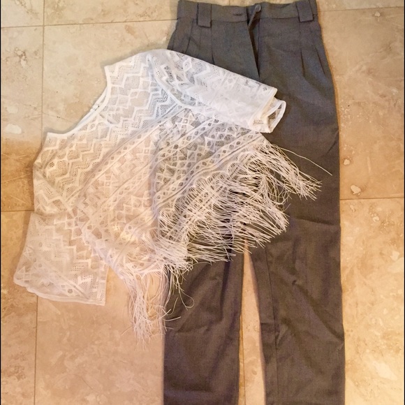 American apparel high waist pants