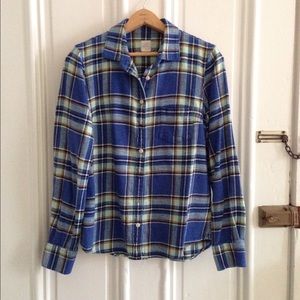 J. Crew Plaid Boy Shirt