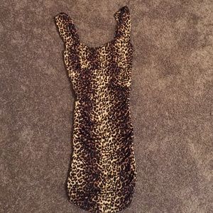 Bebe Cheetah Dress