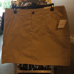 Croft and Barrow khaki skort.  New with tags.