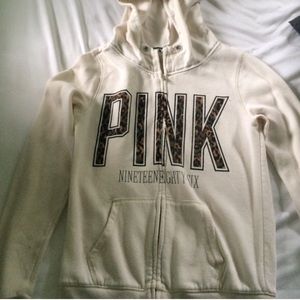 Cheetah print Victoria's Secret sweatshirt