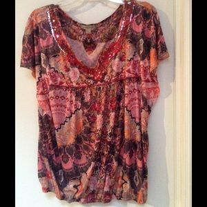 Live and let live x-large top! Brand new!