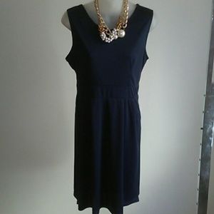 Dark blue dress