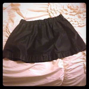 Leather skirt