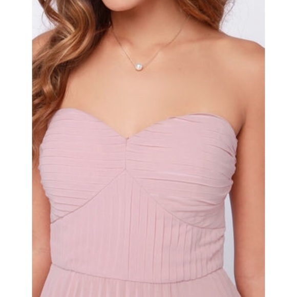 Lulu's Bridesmaid dress blush