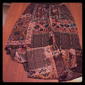 Miss Me hi-lo flowy skirt