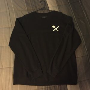 Us versus them mens crewneck sweatshirt