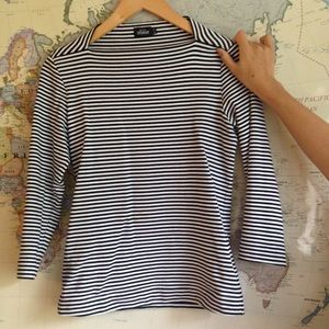 🎉HP🎉 Kate Spade Saturday Striped Slip Neck Shirt