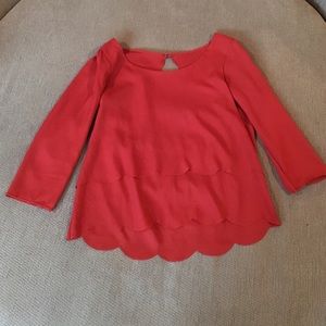 Flowy Open Back Blouse