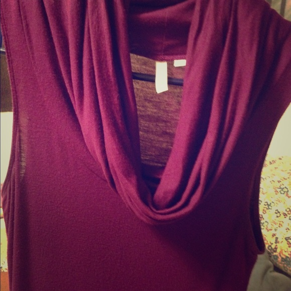 Swoop neck shirt