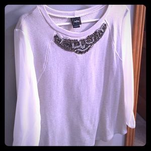 **Bejeweled Dressy Sweatshirt**