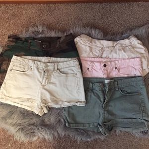 Short Bundle...2 off brand and 3 forever 21
