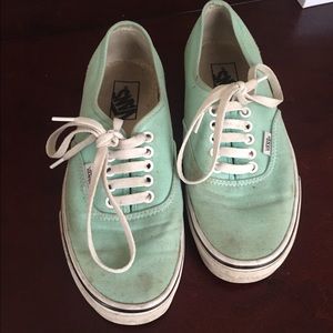 Mint Green Vans