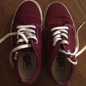 Maroon Vans