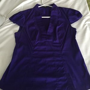 Bright purple,pullover dress shirt
