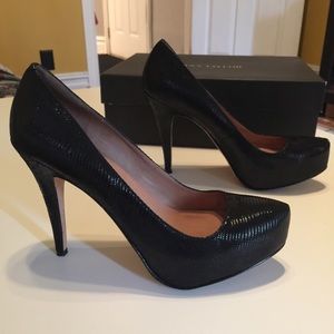 Ann Taylor Corrine Pointy Platform Pumps
