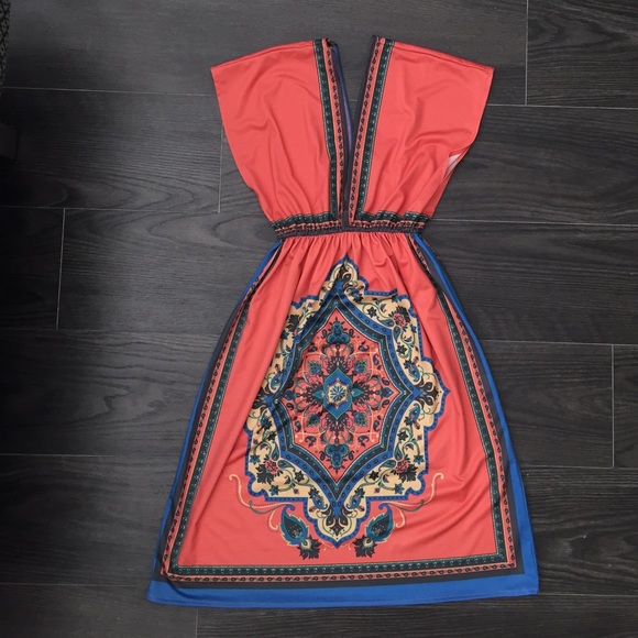 Bohemian dress that is good for day or night.