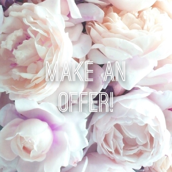 Offers are welcomed!
