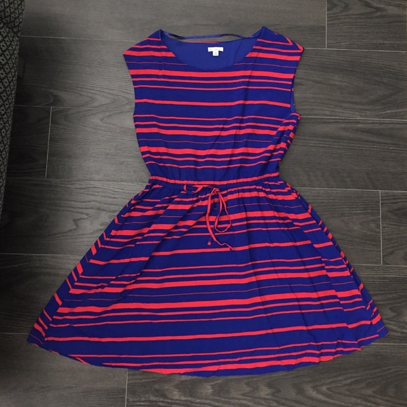 GAP red and blue dress.