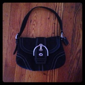Black coach bag