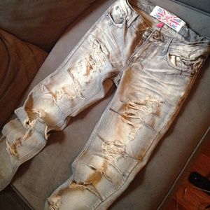JNY destroyed denim