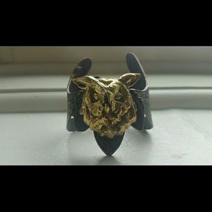Gold Owl Bracelet