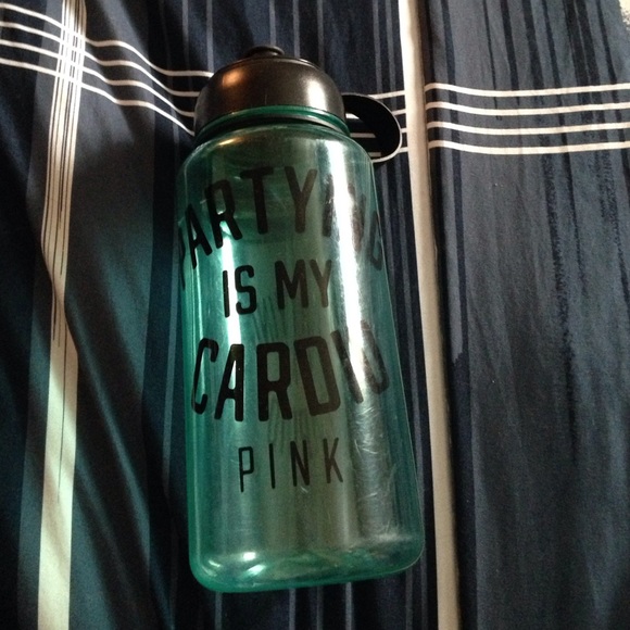 Pink water bottle