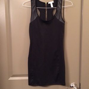 Black mini dress