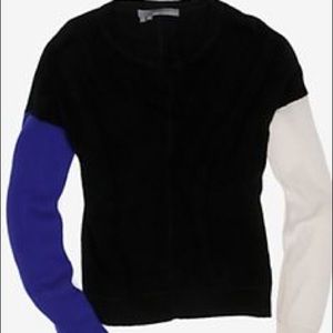 360 Cashmere Color-Blocked Sweater