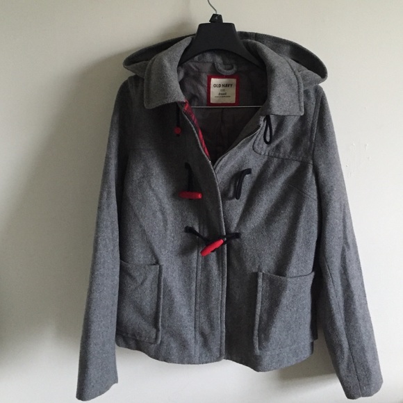 Gray Old Navy Peacoat
