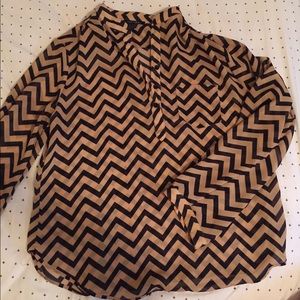 Black & Tan Chevron