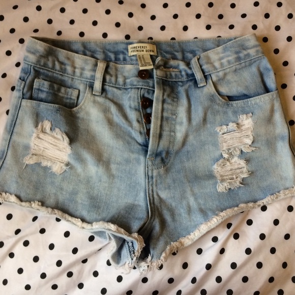 high wasted shorts
