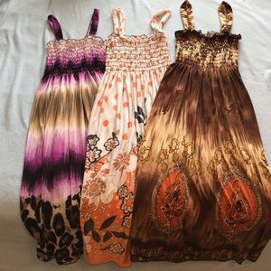 Set of 3 swim cover ups